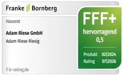 Franke und Bornberg Hausrat Siegel FFF+