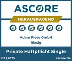 Siegel Privathaftpflicht Herausragend Ascore