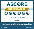 PHV Riesig Single ASCORE Siegel