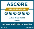 Siegel Privathaftpflicht Riesig Familie Herausragend