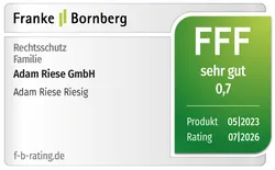 Franke und Bornberg Rechtsschutz Familie FFF